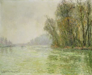 De Oise in de winter